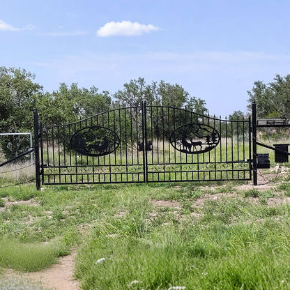 driveway gate#design_deer
