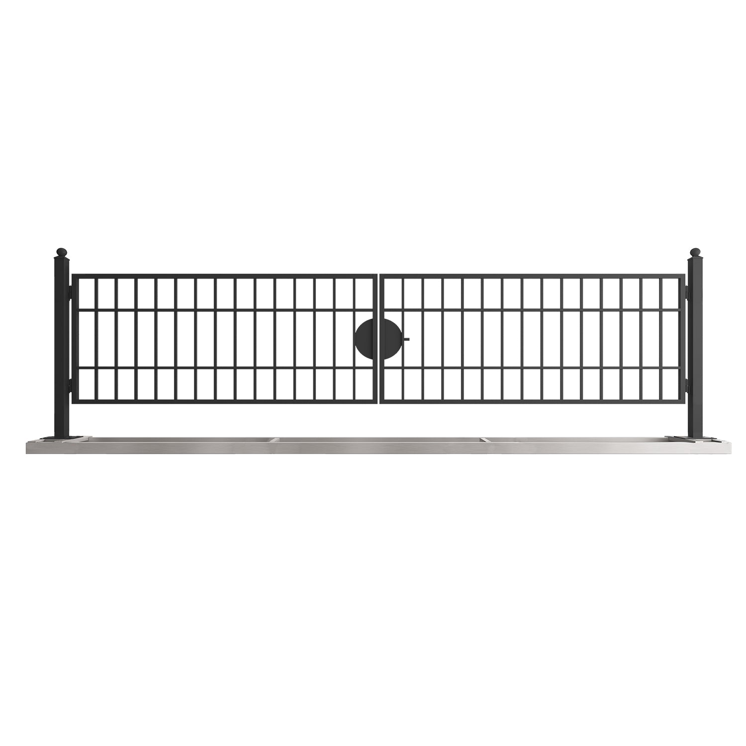 20 ft Steel Farm Driveway Gate