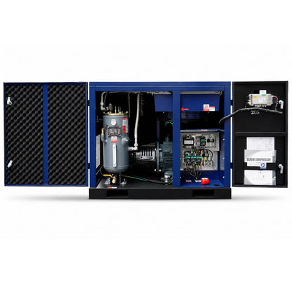 74CFM Rotary Screw Air Compressor, 20HP, 125PSI, 460V 3PHASE 60HZ