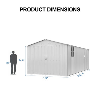 20_x_10_ft_Metal_Shed_with_Window#color_white