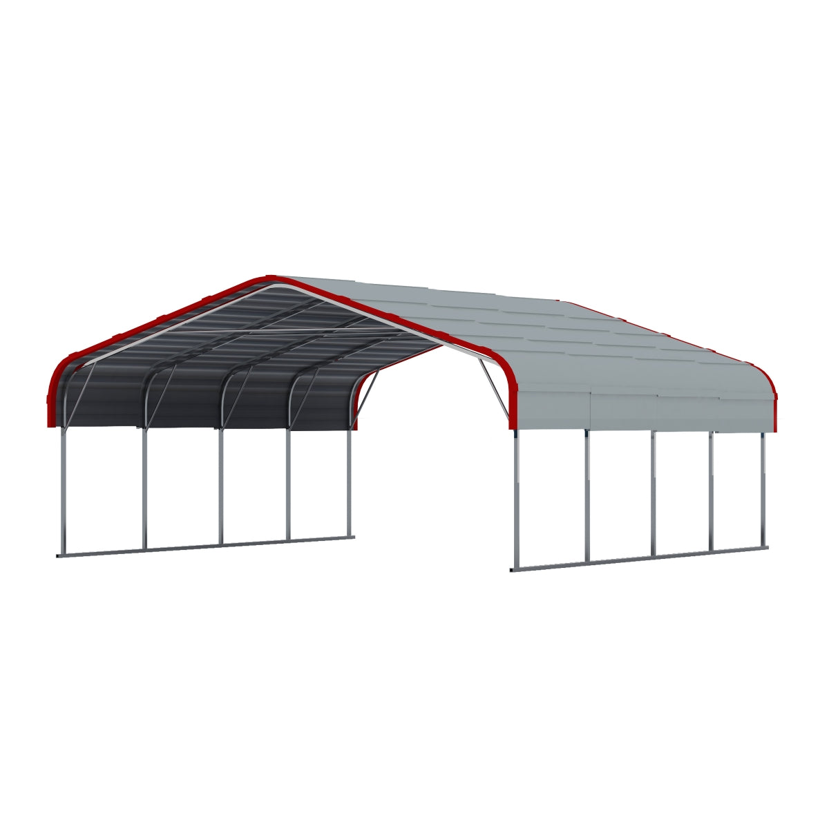 20x20 ft Metal Garage Carport