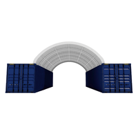 20'x40' Double Truss Container Shelter