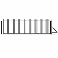 20x6 ft Steel Sliding Driveway Gate-Madrid-Style