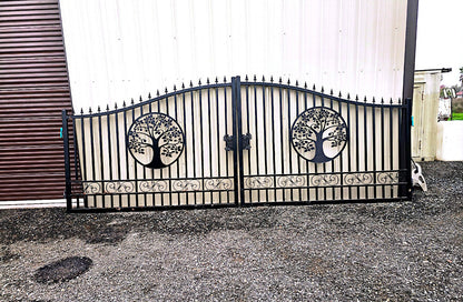 20x8_ft_Steel_Dual_Swing_Driveway_Gate#design_tree