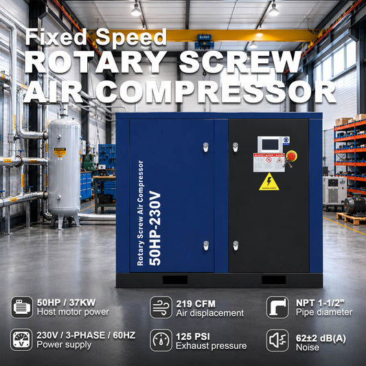 219CFM-Rotary-Screw-Air-Compressor-50HP-125PSI-230V-3PHASE-60HZ features