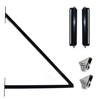 25ft Steel Sliding Driveway Gate with 5ft Pedestrian-MADRID Style
