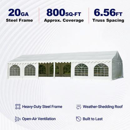 20'W x 40'L Golden Mount Party Tent