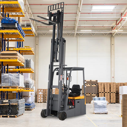 3-Wheel Electric Forklift | Li-ion Battery | 3300 lbs. Capacity | 189" Lift Height | TX Self-Pickup