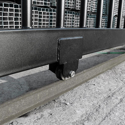 30ft sliding farm gate bottom roller track