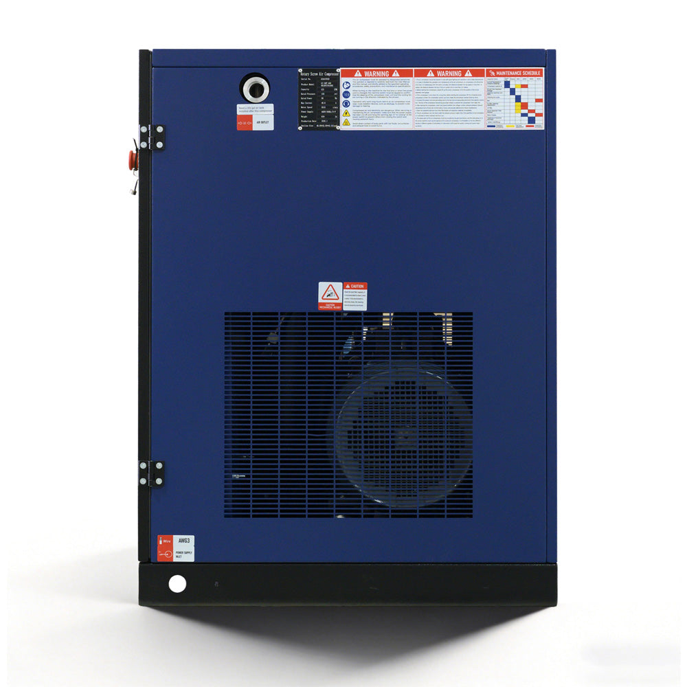 123CFM Rotary Screw Air Compressor, 30HP, 125PSI, 460V 3PHASE 60HZ