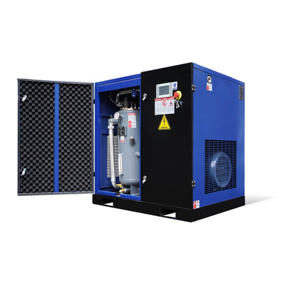 30HP Rotary Screw Air Compressor, 123CFM, 125PSI, 460V 3PHASE 60HZ