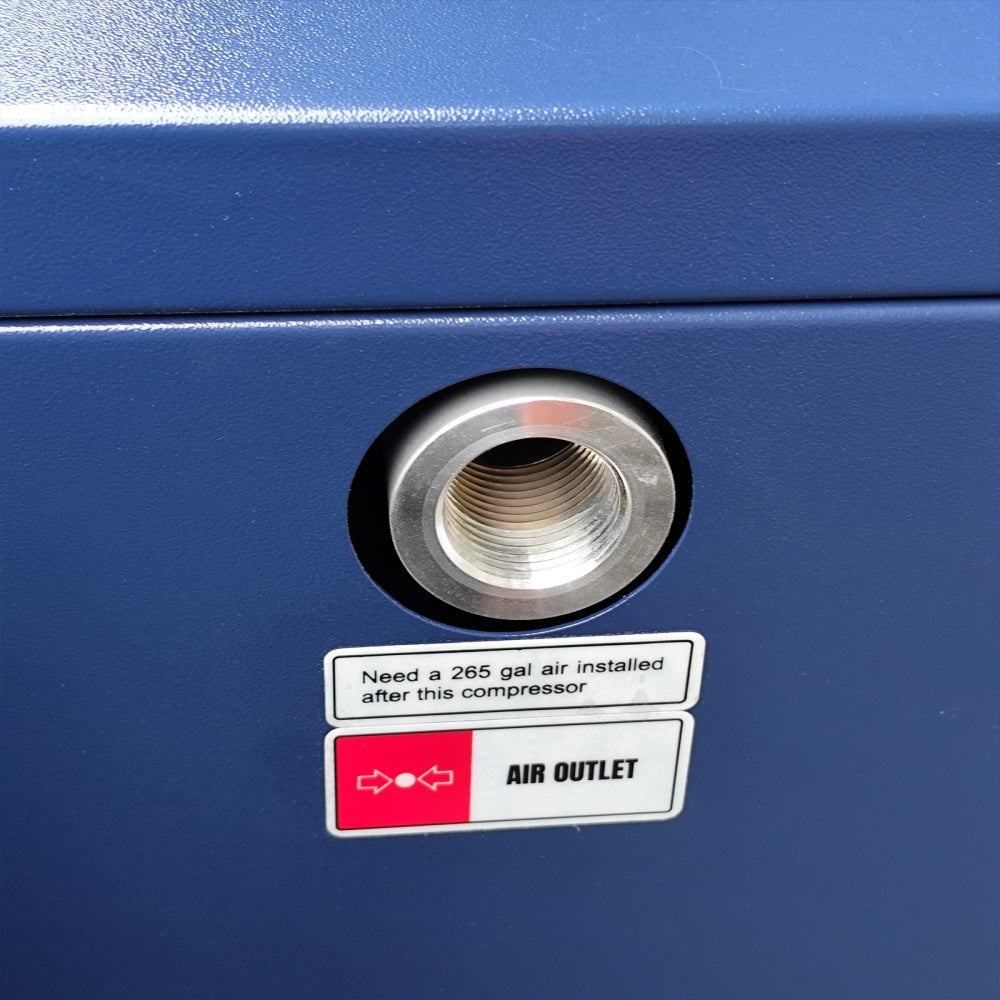 30HP Rotary Screw Air Compressor, 123CFM, 125PSI, 460V 3PHASE 60HZ