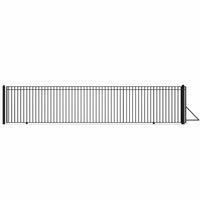 30x6 ft Steel Sliding Driveway Gate - MADRID Style