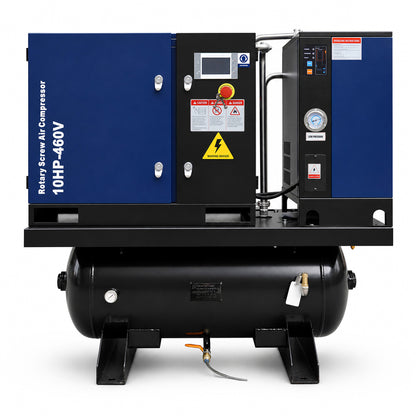 34CFM-10HPRotary-Screw-Air-Compressor-with-Dryer
