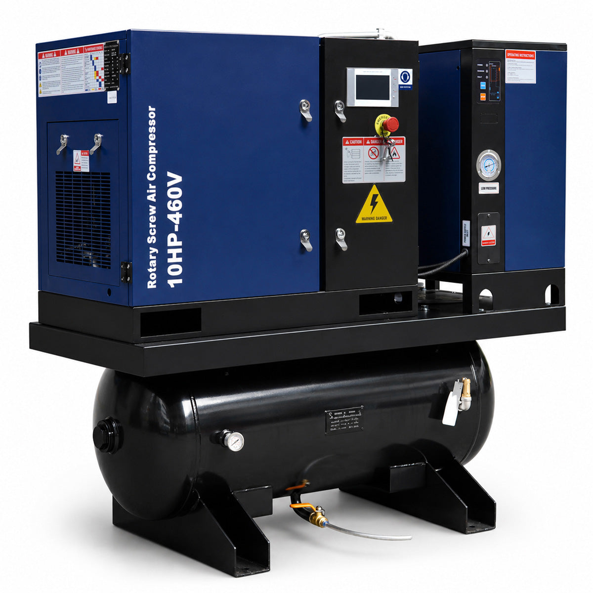 34CFM-10HPRotary-Screw-Air-Compressor-with-Dryer