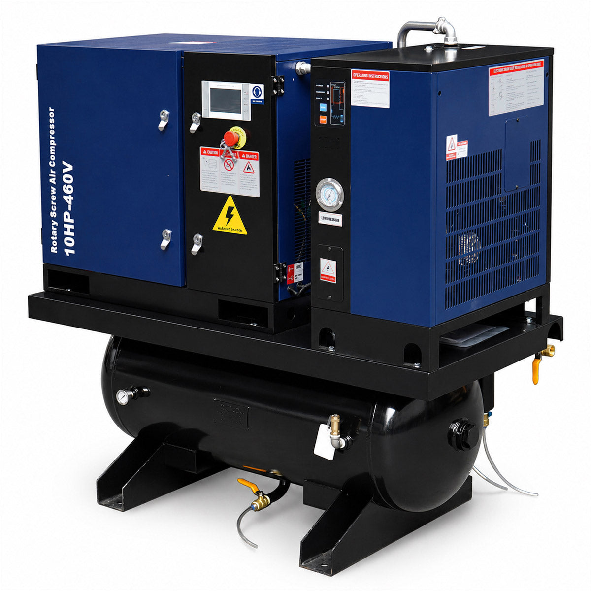 34CFM-10HPRotary-Screw-Air-Compressor-with-Dryer