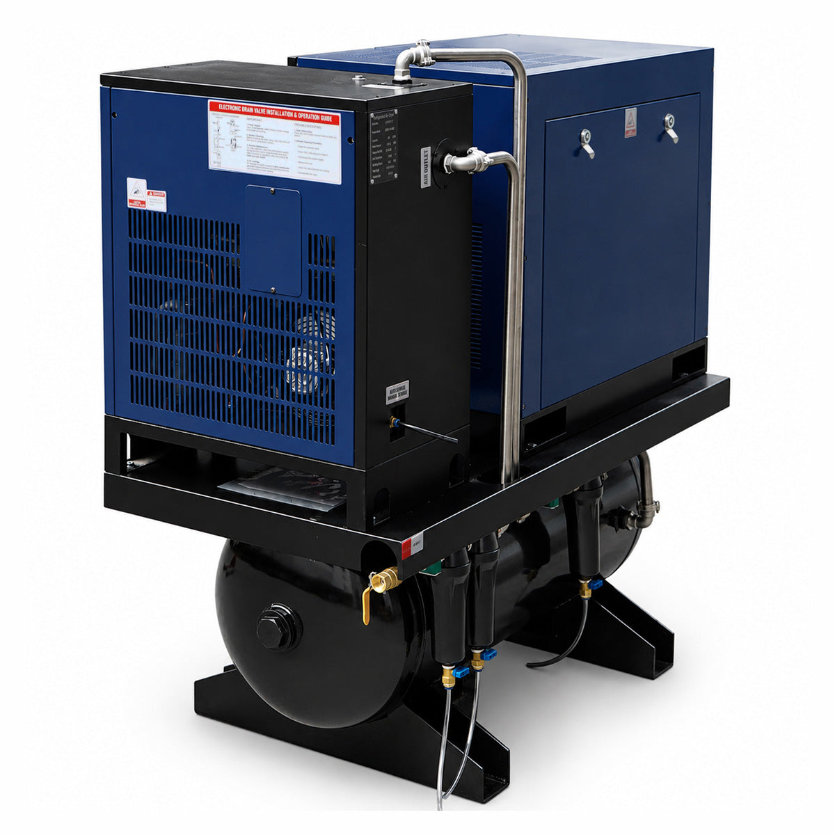 34CFM-10HPRotary-Screw-Air-Compressor-with-Dryer