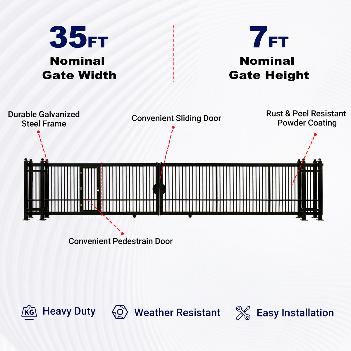 35FT-7FT_Manual_Sliding_Iron_Gate