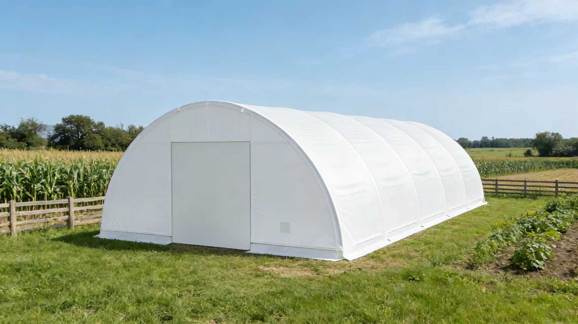 W40'xL82'xH20' Single Truss Storage Shelter