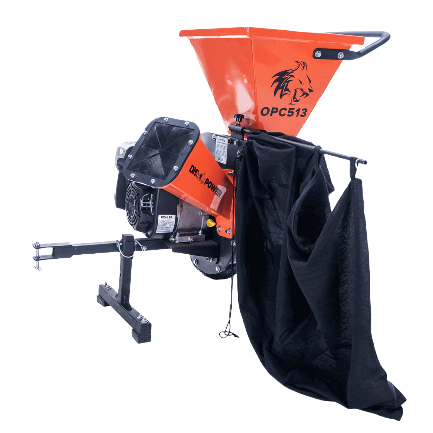 3" 6.5 Hp 196cc Disk Chipper Shredder With Chip Bag