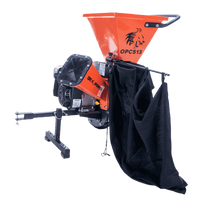 3" 6.5 Hp 196cc Disk Chipper Shredder With Chip Bag