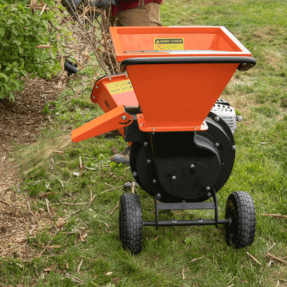 3" 6.5 Hp 196cc Disk Chipper Shredder With Chip Bag