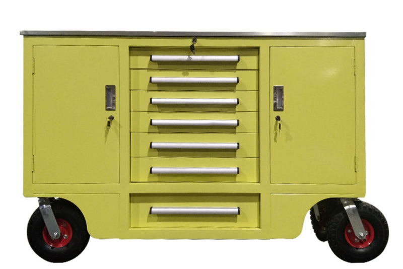 Steelman 4.5ft Storage Cabinet (7 Drawers & 2 Cabinets)