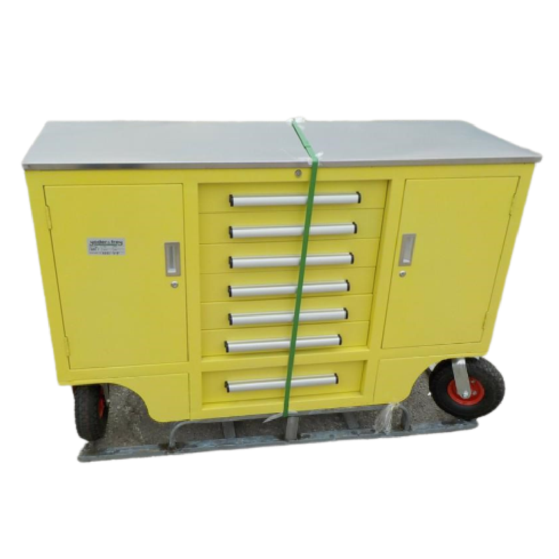 4.5ft Storage Cabinet (7 Drawers & 2 Cabinets)