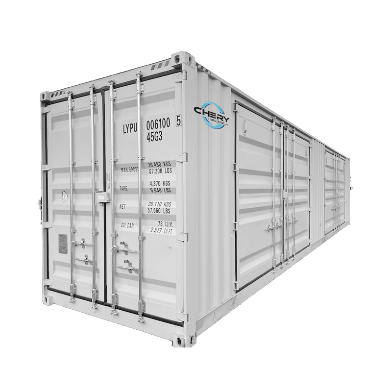 40ft High Cube Two Multi Doors Container with Logo