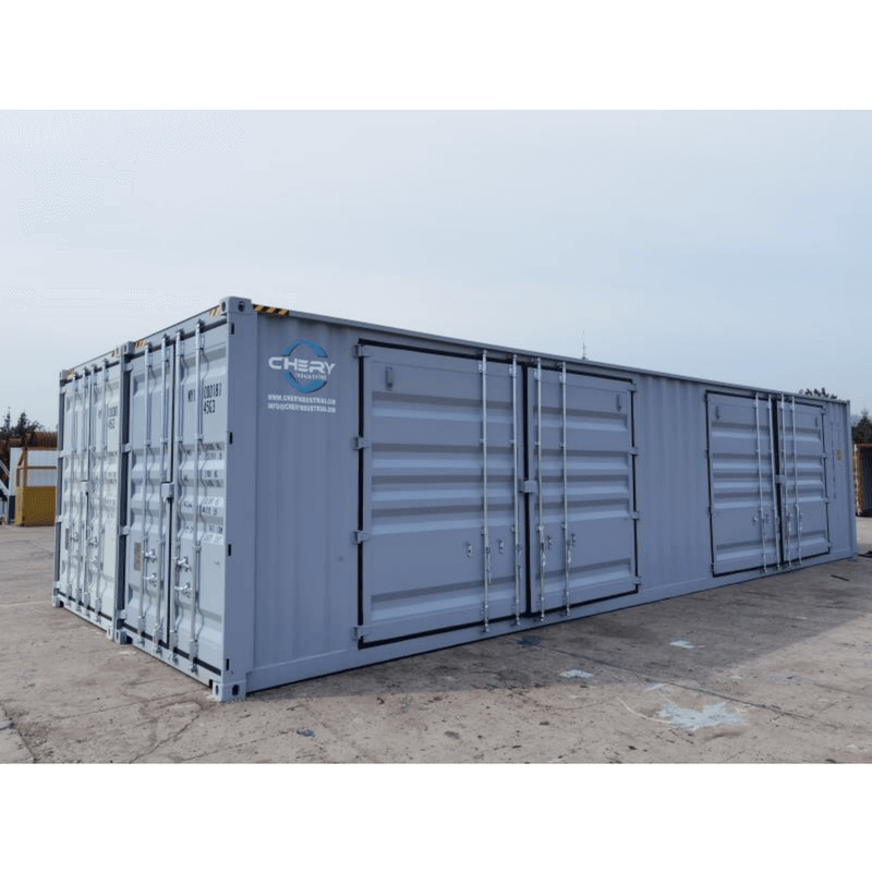 40ft High Cube Two Multi Doors Container with Logo