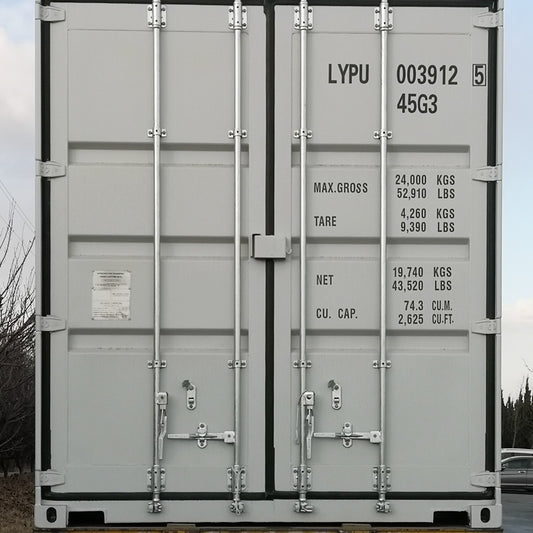 40ft High Cube Container with 2 Side Doors#Color_light grey