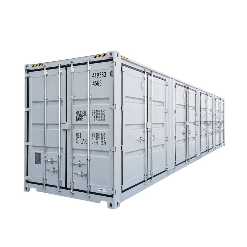 40ft High Cube Container with 4 Side Doors