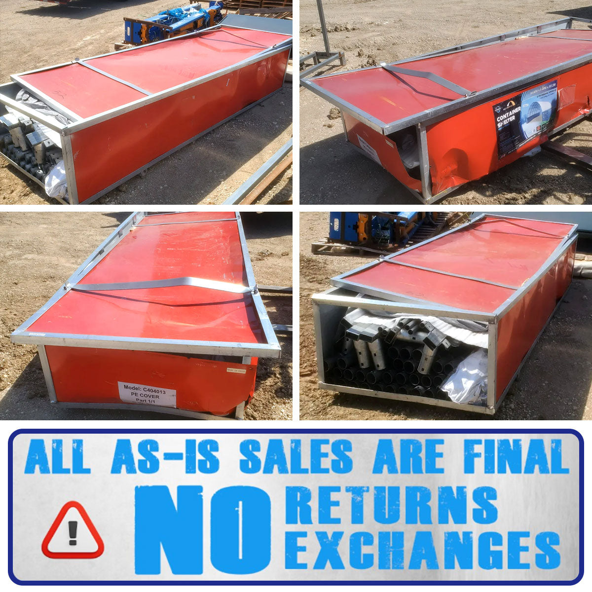 [AS-IS] 40'x40'x13' Shipping Container Canopy Shelter