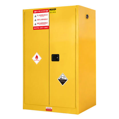 45 Gal Flammable Safety Cabinet, 43"Wx18"Dx65"H