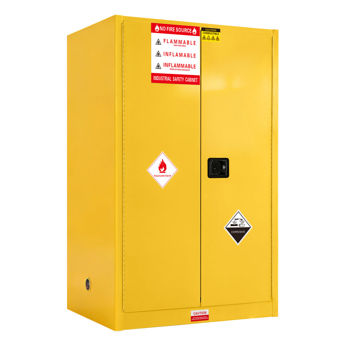 45 Gal Flammable Safety Cabinet, 43"Wx18"Dx65"H