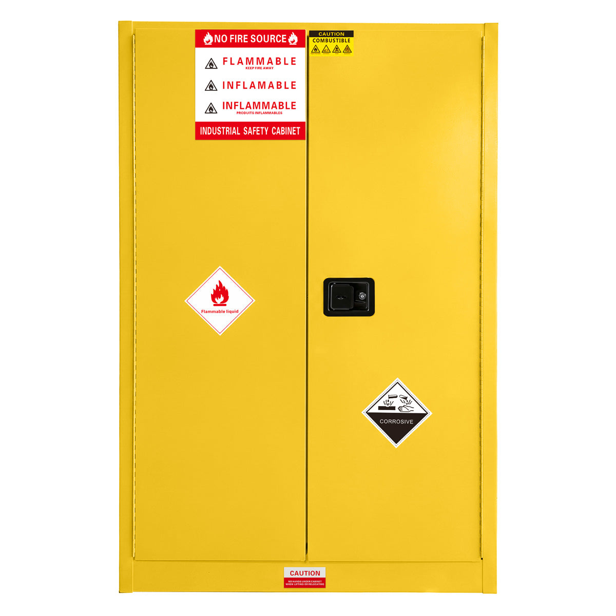 45 Gal Flammable Safety Cabinet, 43"Wx18"Dx65"H