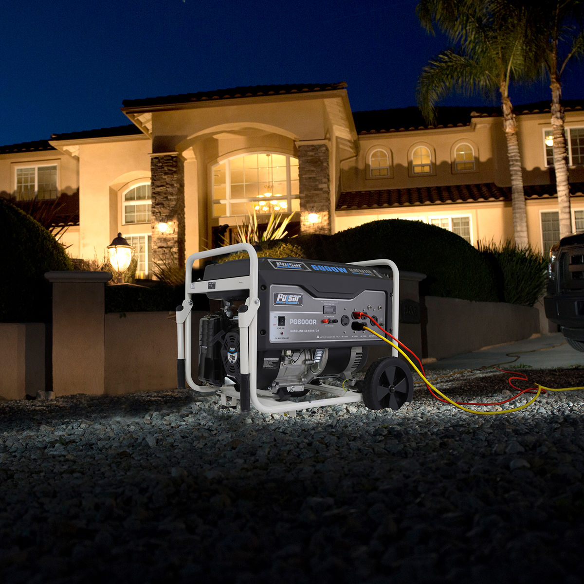 5,000W Gasoline Portable Generator, 6,000W Peak, 120/240V, CARB