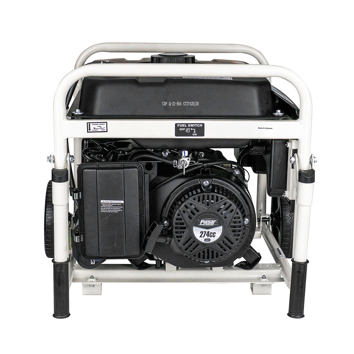 5,000W Gasoline Portable Generator, 6,000W Peak, 120/240V, CARB