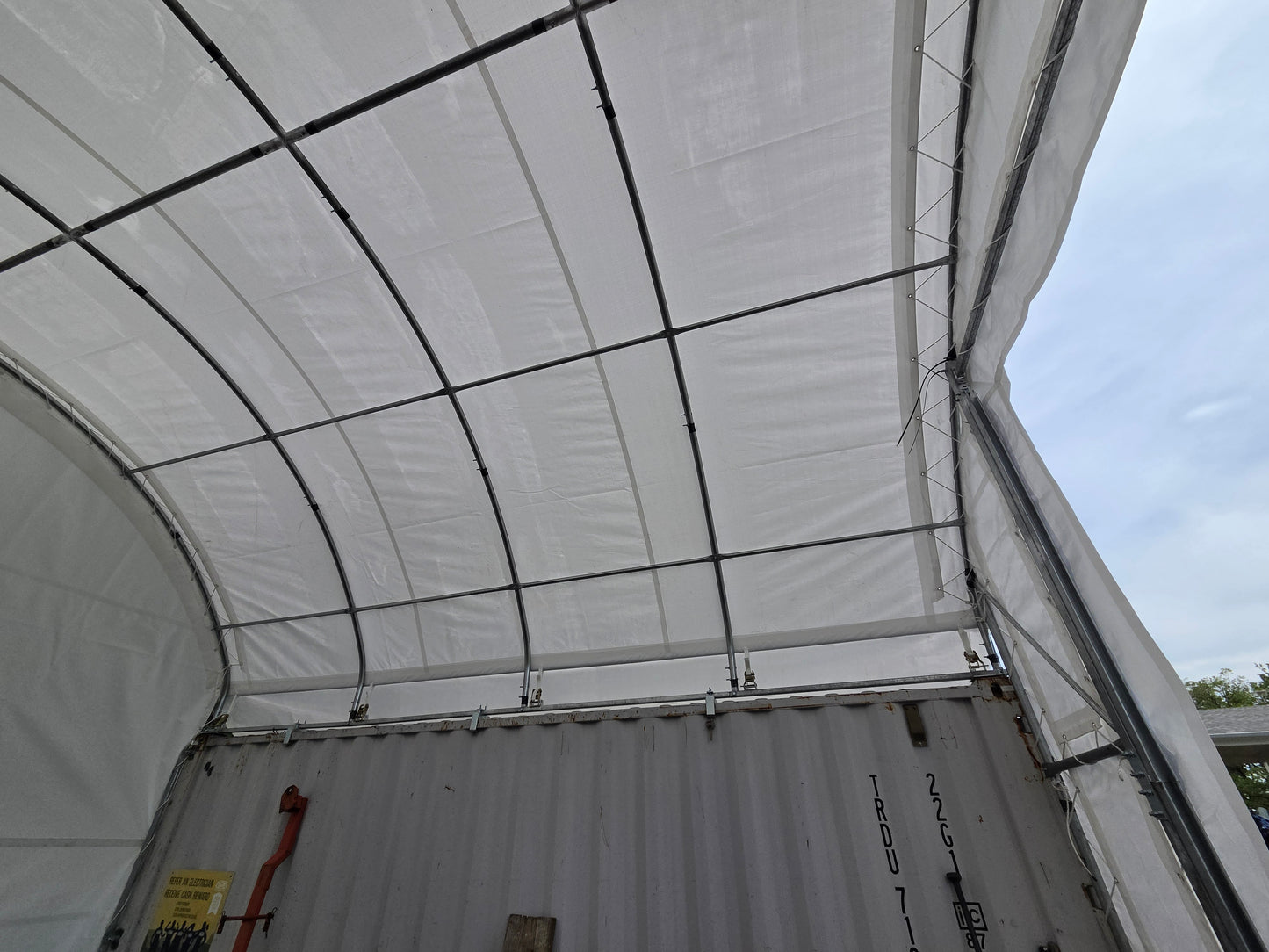 Front Panel with Winch Door for W20' Container Shelter
