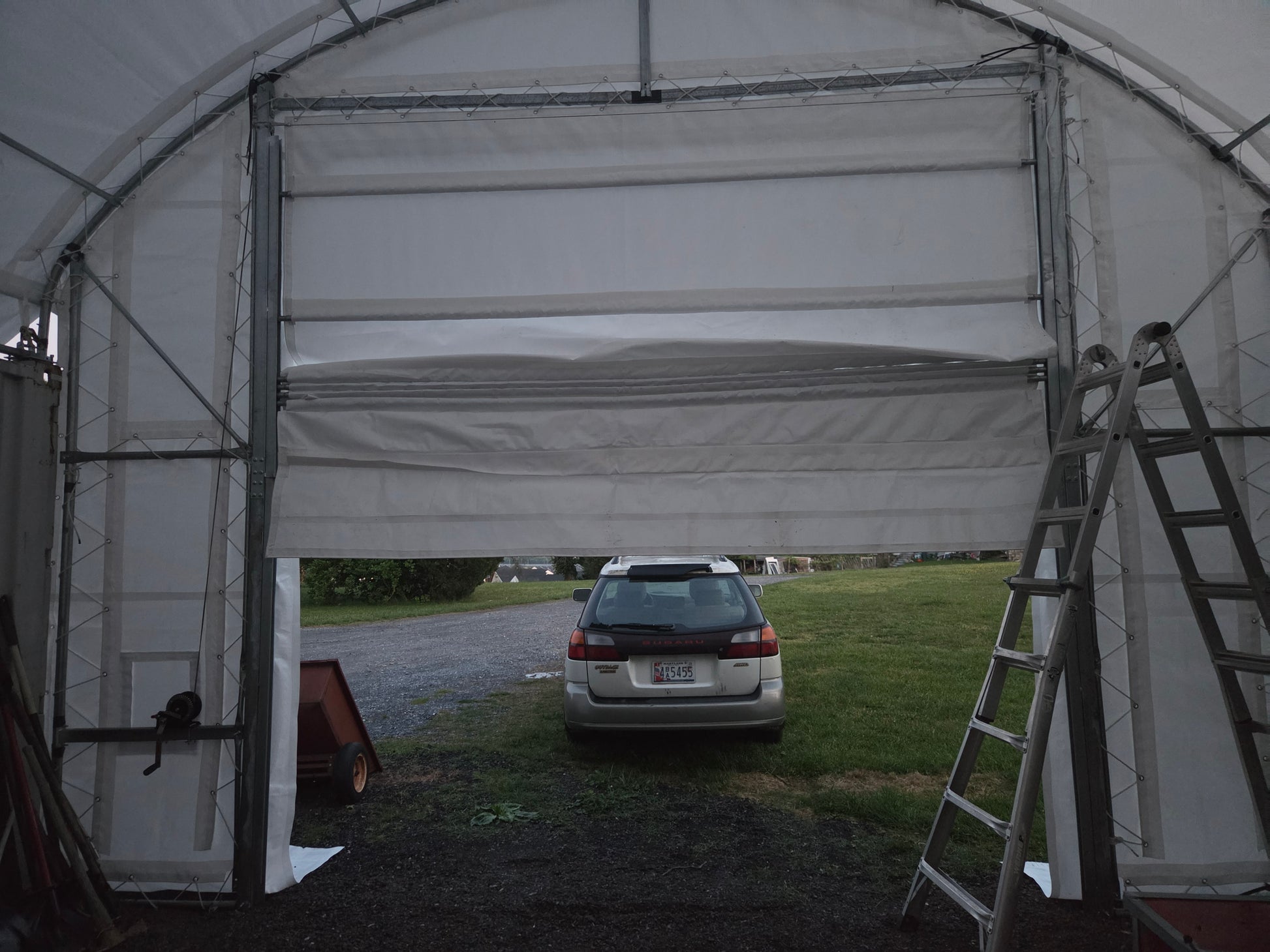 Front Panel with Winch Door for W20' Container Shelter