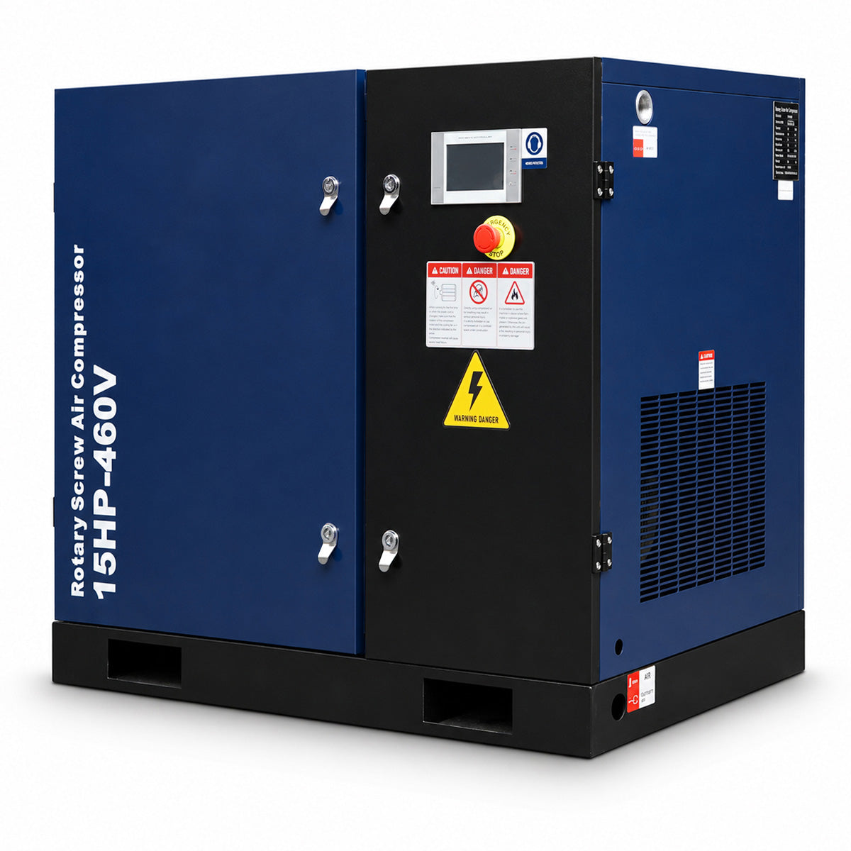 A 15HP-460V rotary screw air compressor