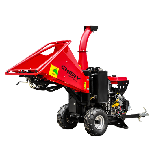 5" 27Hp 740cc Hydraulic Auto-Feed Wood Chipper#color_red