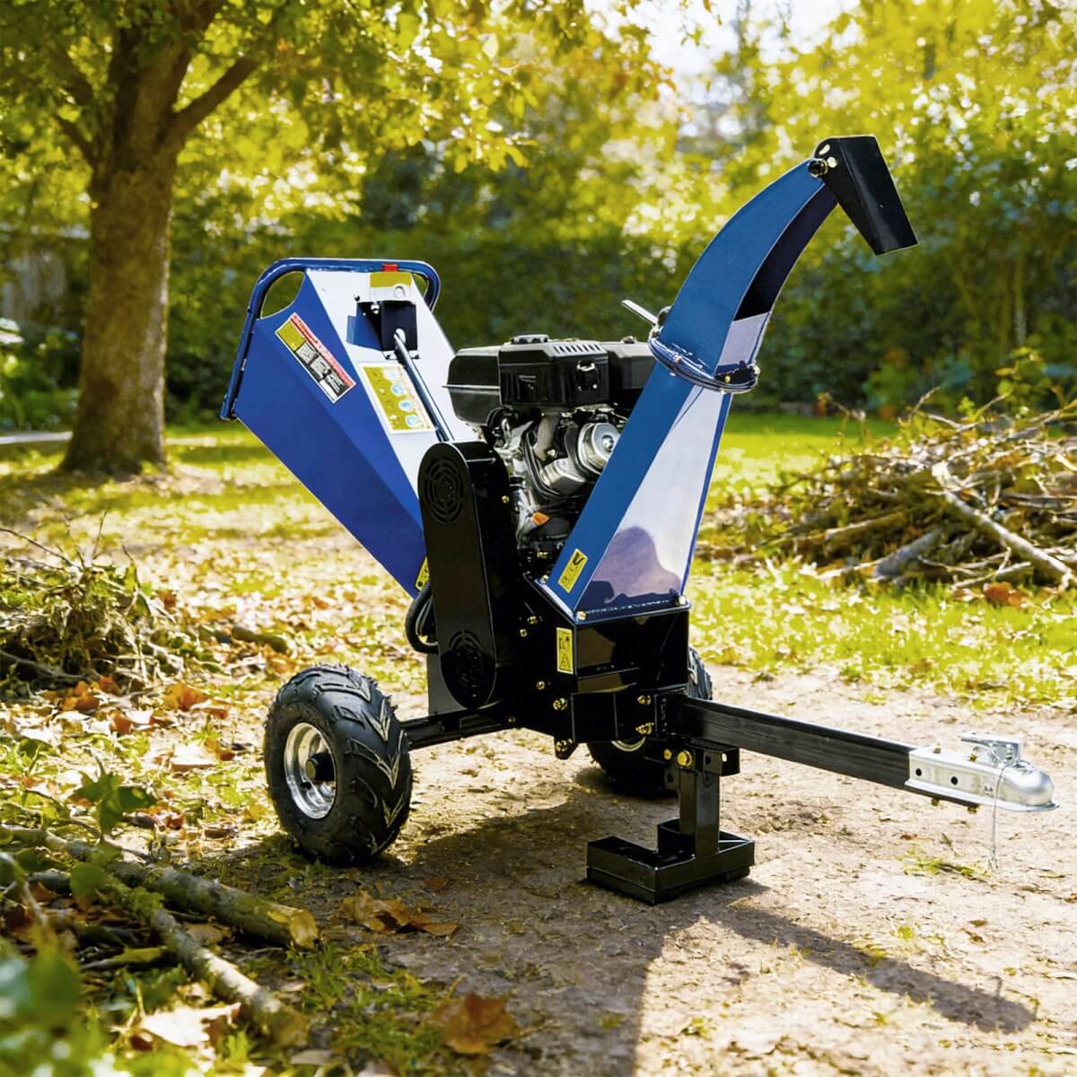 5" 15 HP 420cc Gas Powered E-start Wood Chipper