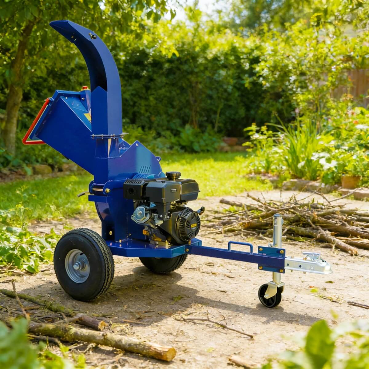 5" 15 HP 420cc Gas Powered Wood Chipper