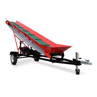 6.5HP Firewood Conveyor Max. 9.8ft Lift Height with B&S Engine and 19.7" PVC Belt
