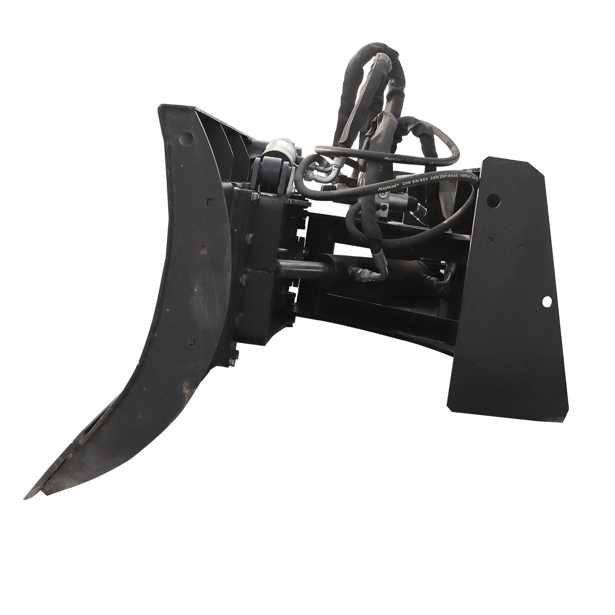 6-Way Angle-Tilt Snow Plow for Skid Steer