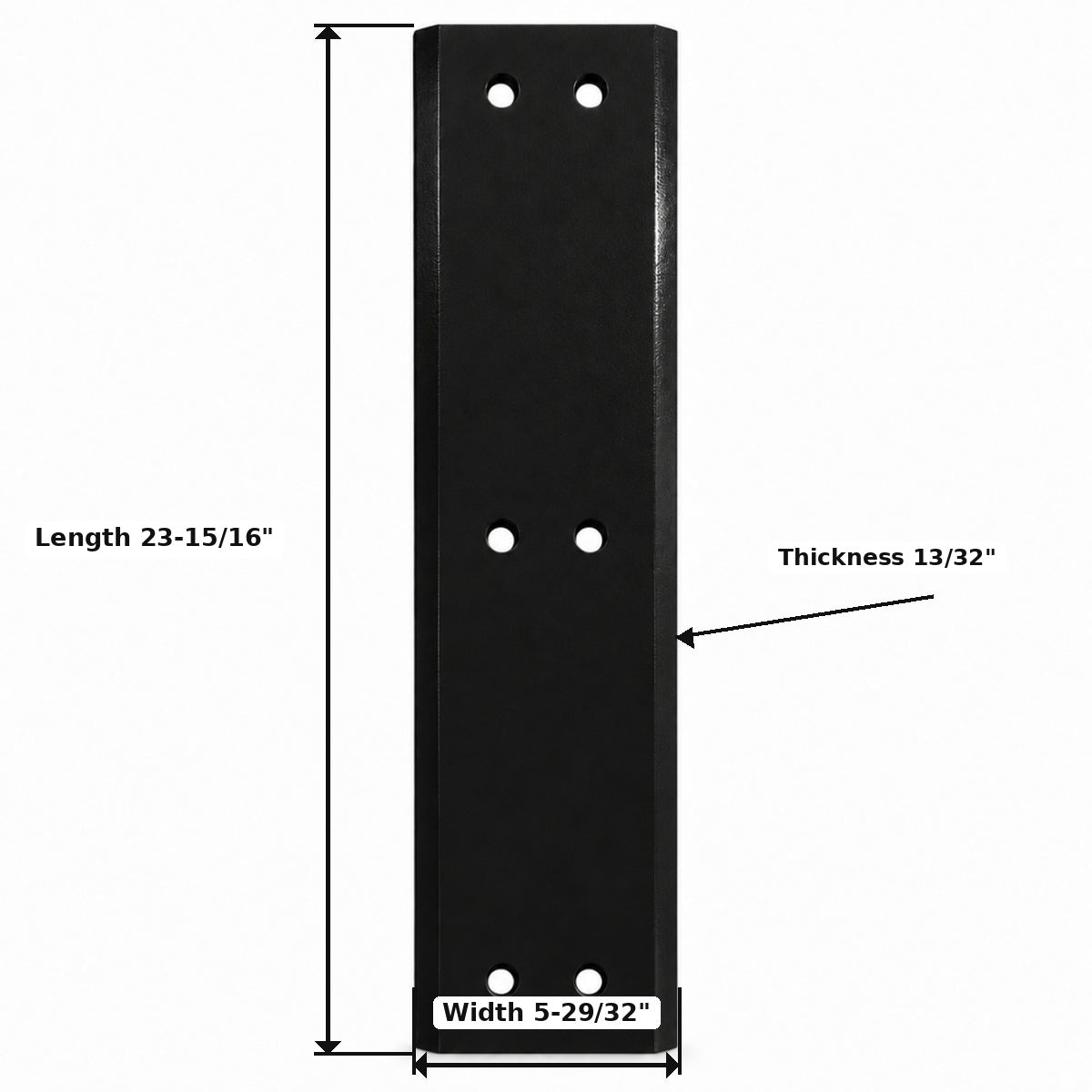 6-Way Snow Plow Replacement Cutting Edge Blade | 65Mn Steel