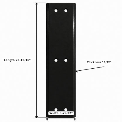 6-Way Snow Plow Replacement Cutting Edge Blade | 65Mn Steel