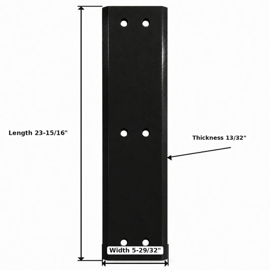 6-Way Snow Plow Replacement Cutting Edge Blade | 65Mn Steel