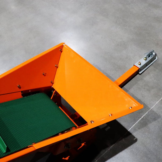 6.5HP Firewood Conveyor Max. 9.8ft Lift Height with B&S Engine and 19.7" PVC Belt#color_orange